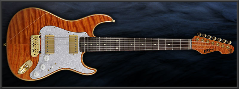 ESP SNAPPER-7 Ohmura Custom "Honey Gold"